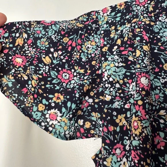 Maison Jules Flutter-Sleeve Wrap Dress - Picture 5 of 7